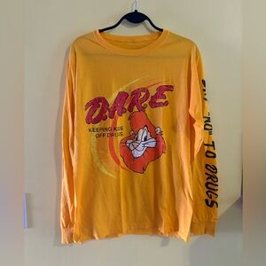 Long sleeve D.A.R.E. Tee.